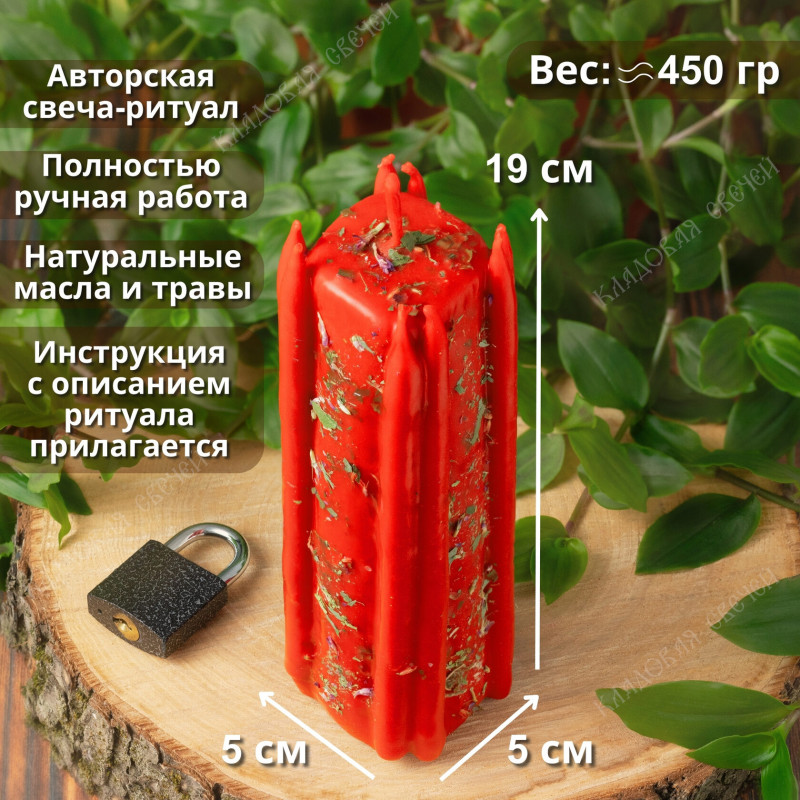 Программная свеча "Мой дом-моя крепость" Программная свеча "Мой дом-моя крепость"